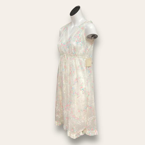 Vintage Barbizon Recollection Crepe nighty and robe small (size 4) - Picture 3 of 11